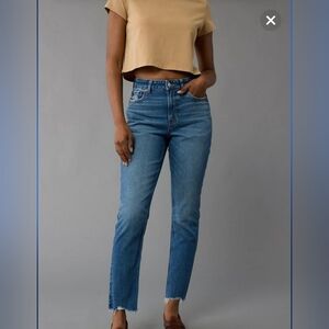 American Eagle Outfitters Blue Straight Leg Jeans